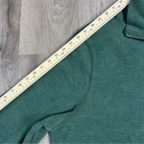 New Polo Ralph Lauren Sweater Mens XXL Green Estate Rib 1/4 Zip Pullover Pony